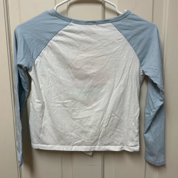 💥 $5 if bundles - Girl’s Size 12 Me.n.u. Chase Rainbows top with tie in front - Picture 4 of 9